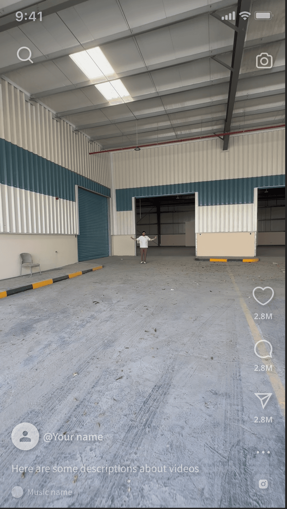 Al Layan Industrial Unit — built condition